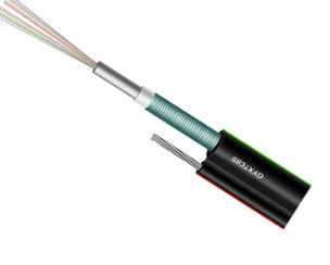 FTTH Fiber Drop Cable 2 / 4 / 6 / 8 Core Single Mode Outdoor Indoor Fiber Optical Cable