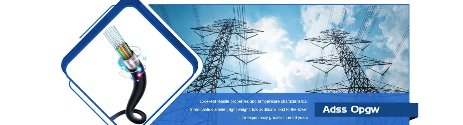 câble optique de fibre d'opgw