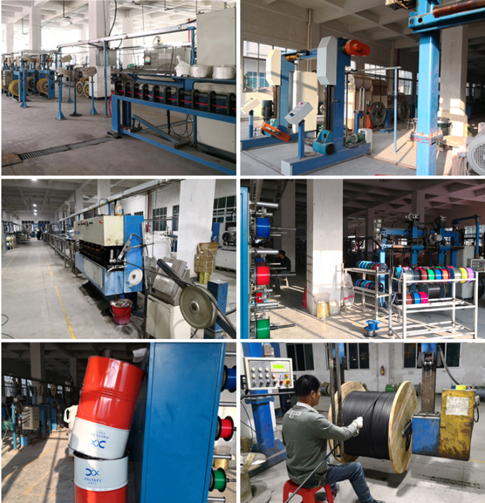 4 12 24 36 48 72 96 144 288 Cable à fibre optique à base en mode unique GYXTW 6