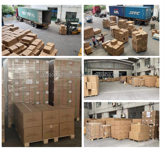 Prix usine du câble de raccordement fibre optique FTTH intérieur pour réseau de télécommunications 2
