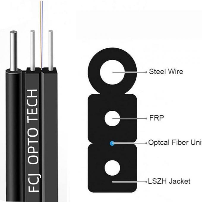 Le câble à fibre optique FRP 1 2 4 CABLE à fibre optique 4