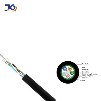 Conduit blindé 24 du câble GYTS de fibre câble de fibre optique de 48 96 144 288 noyaux