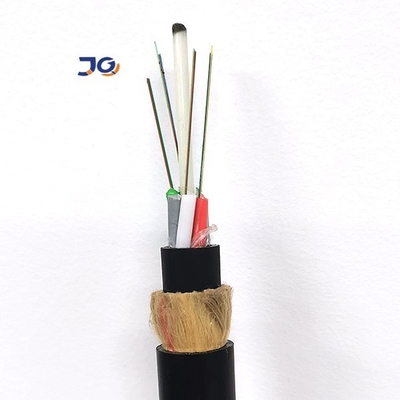 Câble à fibres optiques monomode ADSS de noyaux multi de veste simple extérieure aérienne