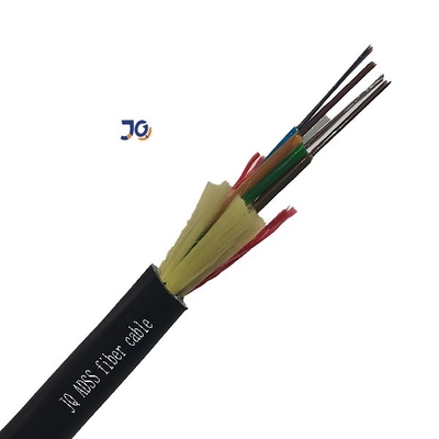 Câble à fibre optique multicœurs ADSS à double enveloppe simple aérien 80m