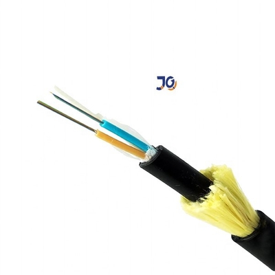 Tout le HDPE autosuffisant de câble optique de fibre d'ADSS unimodal de Dieletric engainé avec le fil