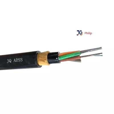 Tube lâche extérieur d'ADSS FRP 12 24 48 72 96 144 câble de fibre de mode unitaire de noyau