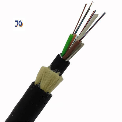 Veste simple Armoring de Mini Span 100m ADSS 24 48 câble à fibres optiques de fibre de 72 noyaux pour l'antenne
