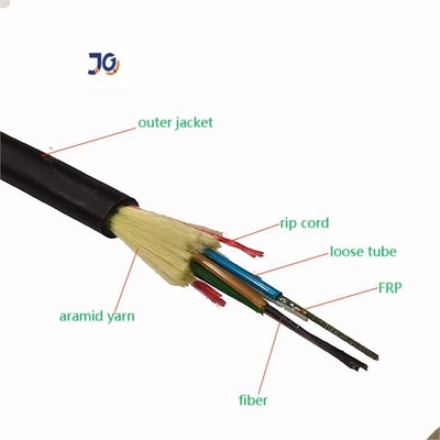Câble de fibre optique du mode unitaire ADSS de force de fil d'Aramid