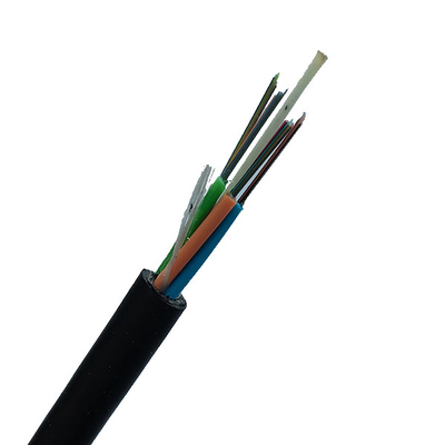 Non câbles optiques extérieur de fibre du mode unitaire G652D de noyau en métal 24