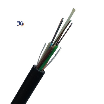 Tout le de diélectrique câble optique de fibre de conduit du SM G.652D de noyau en métal GYFTY 12 non