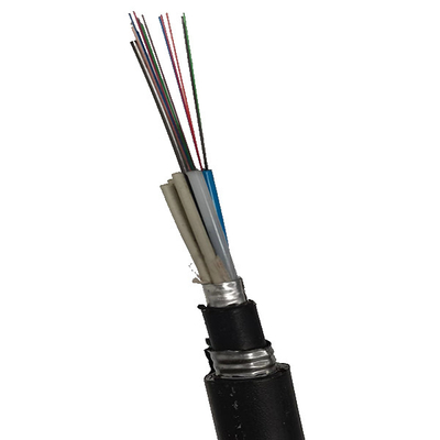 Le câble à fibres optiques de la fibre GYTA53 extérieure a échoué le câble blindé de doubles vestes