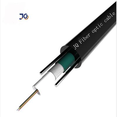 Câble optique unimodal blindé extérieur de fibre de fil d'acier du câble GYXTW de fibre