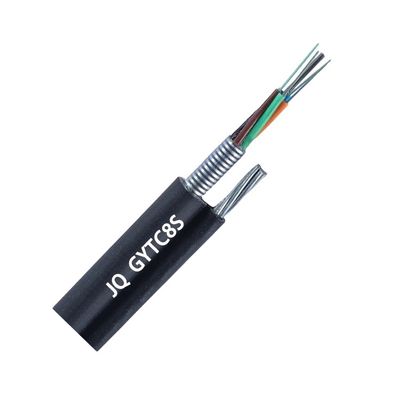 GYTC8S Figure 8 Cable aérien à fibre optique autoportant pour utilisation en extérieur 24 48