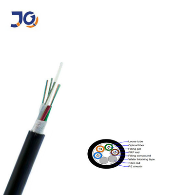 12 24 48 câble de fibre optique non blindé optique extérieur GYFTY GYFXY de câble de fibre de conduit de 96 noyaux