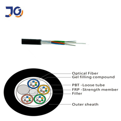 Cable à fibre optique extérieur à 144 cœurs GYFTY GYTY Multi-Mode