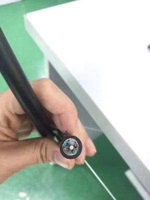 Câble à fibre optique 96 de noyau de conduit extérieur blindé du câble à fibres optiques GYTA