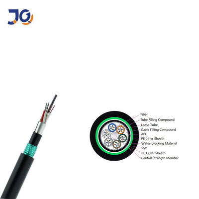 Le souterrain ignifuge du HDPE GYTA53 de LSZH GYZTA53 a directement enterré le câble optique 4 de fibre 8 12 24 48 96 noyaux