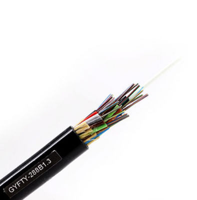Câble extérieur d'optica de fibra de SM de mode unitaire de noyau du câble optique 144 de fibre