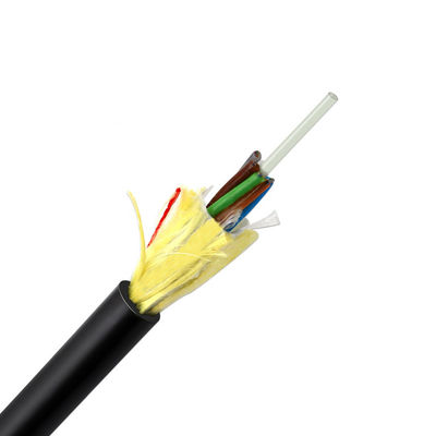Câble optique de la fibre ADSS de JQ 9.8mm pour 100M/200M/300M/400M Span