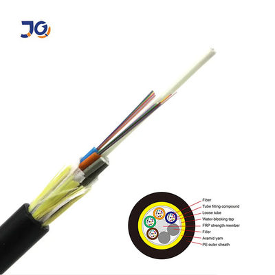 Prix d'usine ADSS Span 100M câble à fibre optique 48 noyau G652D câble à fibre optique