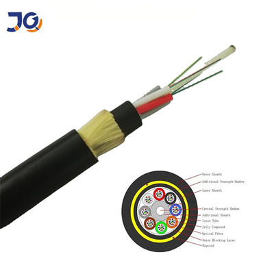 4 6 8 10 12 24 48 96 144 câbles optiques extérieurs de fibre de fibre du noyau ADSS de diélectrique aérien de câble optique