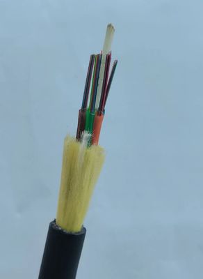 ADSS 12 24 48 câble à fibre optique extérieur à portée de 100 m