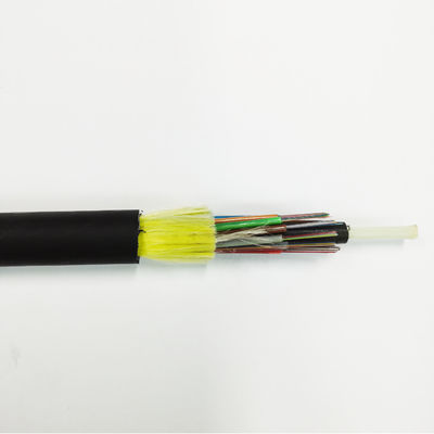 Câble à fibre optique aérien ADSS à simple gaine, monomode, résistance en fil d'aramide