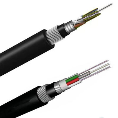 Cable à fibre optique GYTA33 câbles en acier blindés 60 noyaux