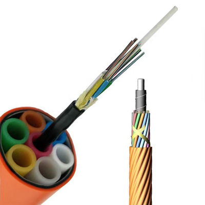 96 Cœur GCYFY Cable à fibre fibre à micro-conducteurs soufflés à l'air, tube lâche en chaîne Transmission de données à grande vitesse