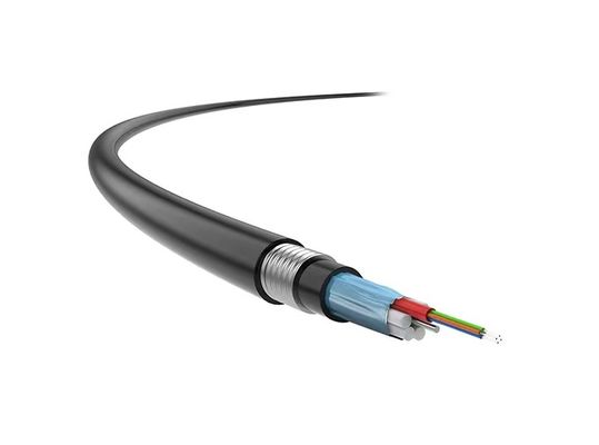 Cable à fibre optique extérieure G652D GYTZA à mode unique 4c 12c 36c 72c 96c
