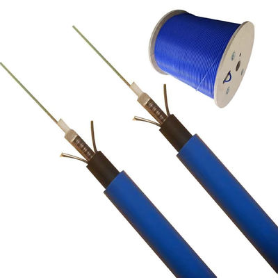 MGXSTV Rétardant de flamme Cable blindé en fibre LSZH Couleur bleue G652D 6 12 24 48 noyau Cable optique en fibre minière