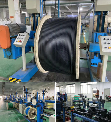 12 24 48 96 144 Cœur directement enterré GYXTW53 Double enveloppe double armure câble à fibre optique