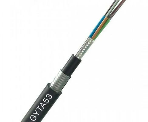 GYTA53 enterrement souterrain en extérieur câble à fibre optique en aluminium blindé 48 96 cœur