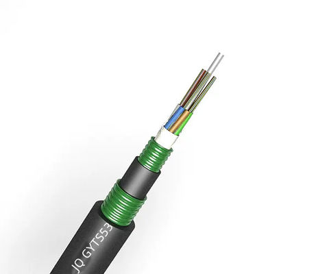 24 36 48 96 Cable à fibre optique de fondement souterrain à enterrement direct GYTS53