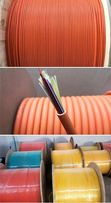 Cable optique LSZH intérieur à 4 cœurs, 6 cœurs, 8 cœurs, 12 cœurs, 24 cœurs, 48 cœurs, mode unique