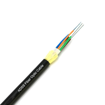 Cable à fibre optique extérieur à mode unique G652D à combinaison unique pour mini-ADSS aérien