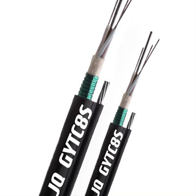 Cable optique extérieur blindé à un seul mode GYXTC8S/GYTC8S Aérien autoportant Figure 8 Structure