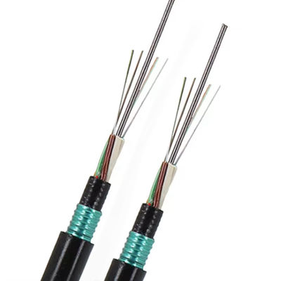 2-144 noyaux double enveloppe double blindé GYTY53 Direct enterré sous terre câble à fibre optique