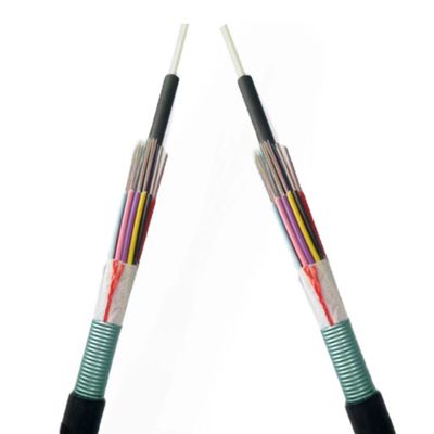 PSP blindé extérieur tout câble à fibre optique sèche GYFS blindé avec ruban adhésif en acier ou en FRP