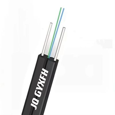 FTTH câble optique en fibre optique à l'intérieur 1 2 4 Cœur G652D LSZH GJXFH Télécommande de câble optique en fibre optique insensible