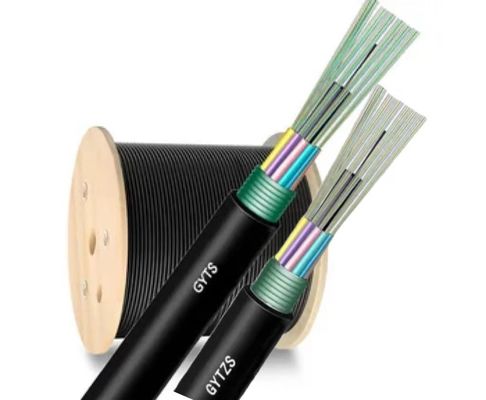 Cable à fibre optique blindé extérieur GYTZS Veste anti-flamme LSZH Cable à gaine extérieure