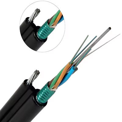 24 Noyaux Figure 8 GYTC8A GYTC8S Cable aérien blindé à fibre optique autoportant