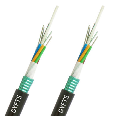 Cable à fibre optique aérien GYFTS 4 km/tambour G652d Fabricant fournisseur Cable à fibre optique mono-mode à 24 cœurs