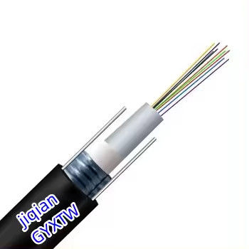 Prix d'usine 2/4/6/8/12/16/24 noyau Télécommunication GYXTW câble de communication extérieur mode unique câble à fibre optique Wi