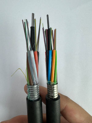 2 4 6 8 24 32 48 Noyaux câble blindé à fibre optique GYTA câble souterrain à fibre