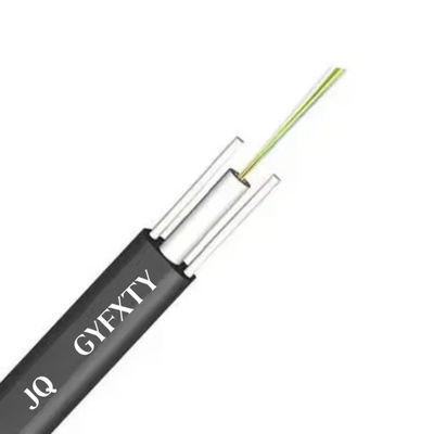 2 4 6 8 12 câble à fibre optique extérieur à noyau unique GYFXTY
