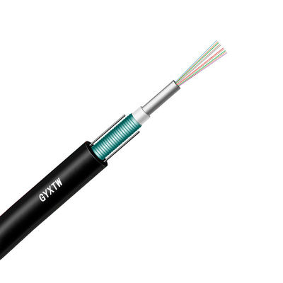 Cable à fibre optique GYXTW blindé 2 4 6 8 12 24 câble à fibre optique