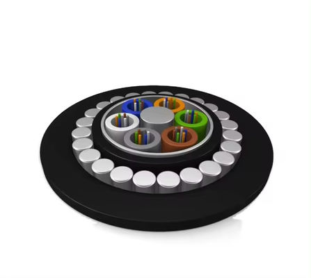 Câble à fibre optique blindé sous-marin GYTA33 48 96 144 cœurs pour communication longue distance