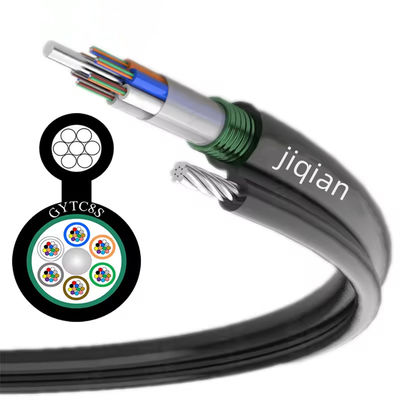 Cable à fibre optique extérieur autoportant Figure 8 GYTC8S GYXTC8S