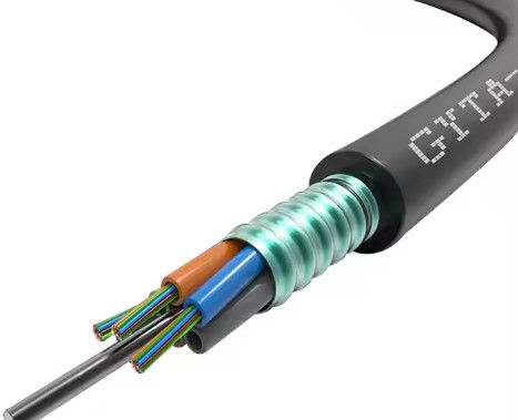 2 4 6 8 24 32 48 Noyaux câble blindé à fibre optique GYTA câble souterrain à fibre